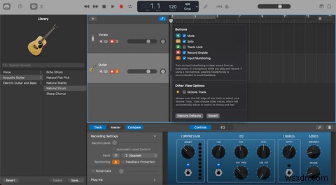 How to Use Garageband on Mac to Record Multiple Live Tracks at Once