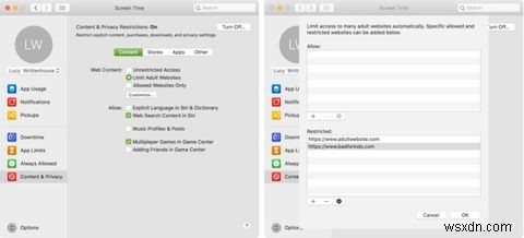 Restrict Content and Set Limits for Kids With Screen Time on Mac