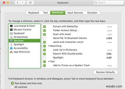 How to Add Useful Options to the macOS Services Menu