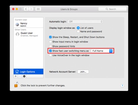 How to Quickly Switch User Accounts Using the Mac Menu Bar