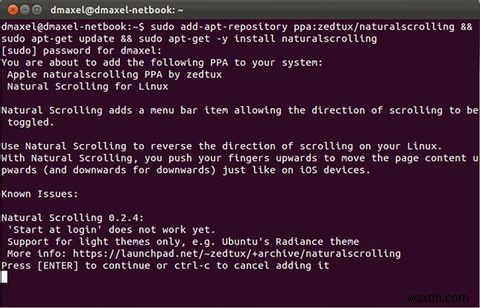 How To Get Mac OS Xs Natural Scrolling In Ubuntu [Linux]