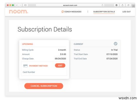 How to Cancel a Noom Subscription