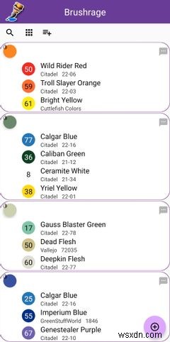 4 Mobile Apps to Paint and Plan Your Miniatures Collection