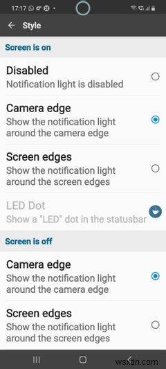 How to Enable LED Camera Cutout Notifications on Samsung Phones
