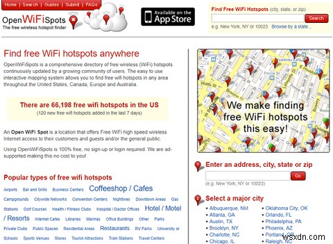 How to Find Free Wi-Fi Hotspots Near You