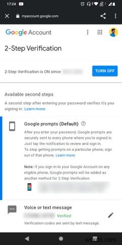 How to Turn Off 2-Step Verification on Your Google Account on Android