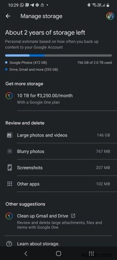 How to Delete Blurry Photos and Old Screenshots in Google Photos