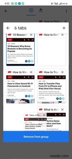 How to Create, Manage, and Disable Tab Groups in Chrome on Android