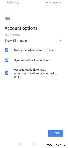 How to Configure Webmail on Android