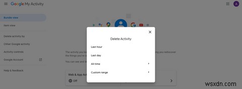How to Delete the Last 15 Minutes of Your Google Search History