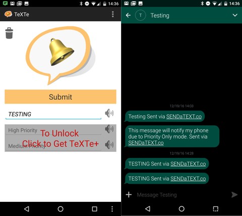 How Can I Override Silent Mode With a Text Message?