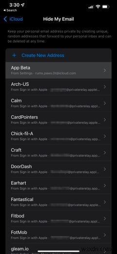 How to Generate, View, and Manage Hide My Email Addresses With iCloud+