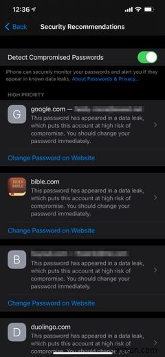 How to View and Manage Compromised Passwords on Your iPhone