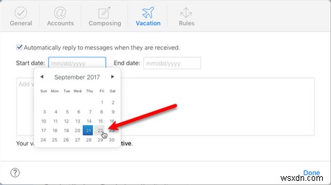 How to Set Up an Out-of-Office Email Reply on Your Mac