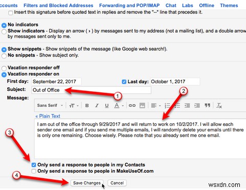 How to Set Up an Out-of-Office Email Reply on Your Mac