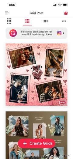 Create Grid Photos for Your Instagram Feed With These iPhone Apps