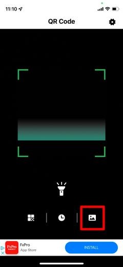 How to Scan a QR Code in a Picture or Photo on Your iPhone Screen