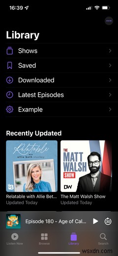 A Guide to Apples Podcasts App on iPhone