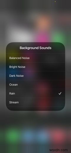 How to Play Calming Background Sounds Using iOS 15