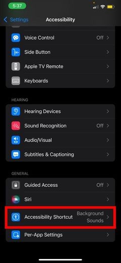 How to Play Calming Background Sounds Using iOS 15