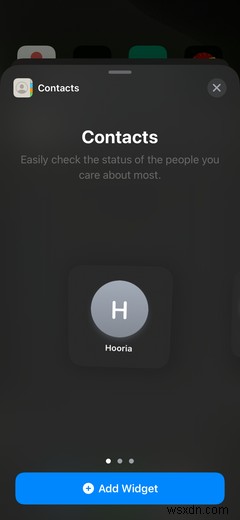 Add Contacts to Your iPhone Home Screen With This Widget