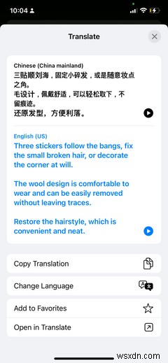 How to Instantly Translate Text in Photos, the Camera, and Apps on iPhone