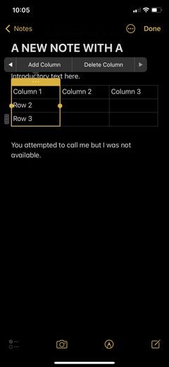 How to Create and Format Tables in Apple Notes Like a Pro