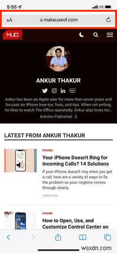 How to Move the iPhone Safari Search Bar Back to the Top in iOS 15