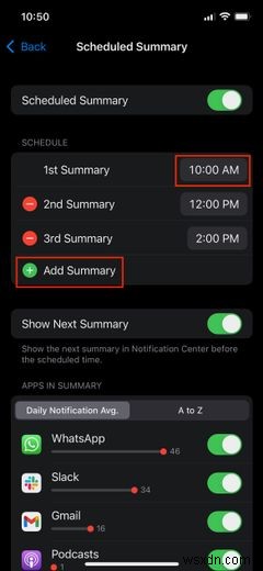 How to Set Up and Use the Notification Summary on Your iPhone and iPad