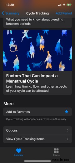 How to Track Your Menstrual Cycle With Your iPhones Health App
