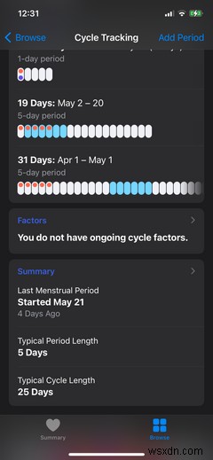 How to Track Your Menstrual Cycle With Your iPhones Health App