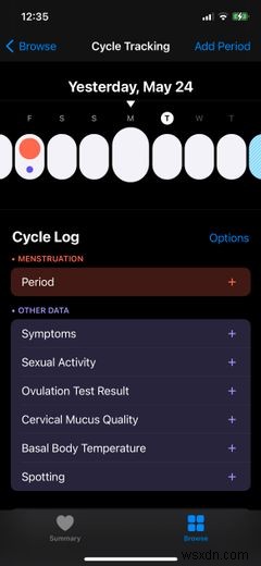 How to Track Your Menstrual Cycle With Your iPhones Health App