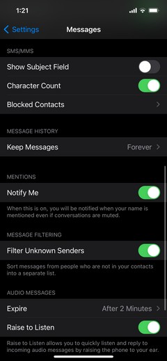 How to Filter Your iPhones Messages