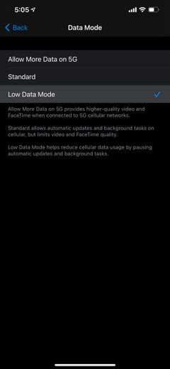 How to Use Low Data Mode on Your iPhone or iPad