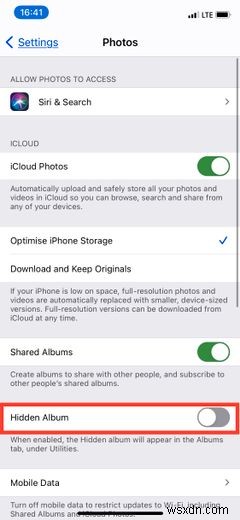 How to Hide Your Hidden Photos Album on an iPhone