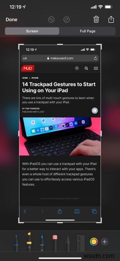 How to Take Full-Page Screenshots in Safari on iOS