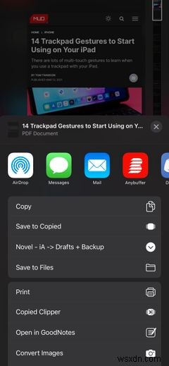 How to Take Full-Page Screenshots in Safari on iOS