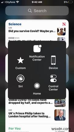 How to Use a Virtual iPhone Home Button With AssistiveTouch
