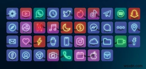 25 Awesome iPhone App Icon Packs to Customize Your Home Screen