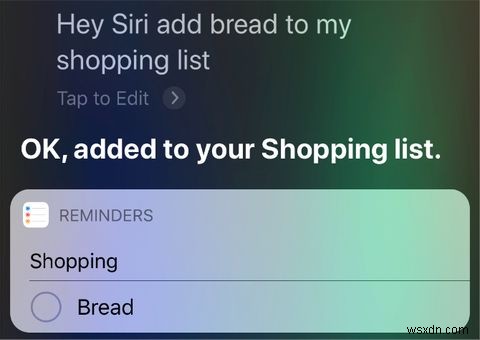 Use Siri and Apple Reminders for the Best Shopping Lists on iPhone