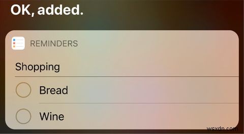 Use Siri and Apple Reminders for the Best Shopping Lists on iPhone