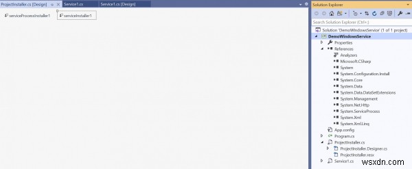How to install a windows service using windows command prompt in C#?