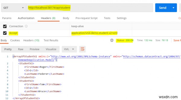 How to do versioning with custom media type in C# ASP.NET WebAPI?