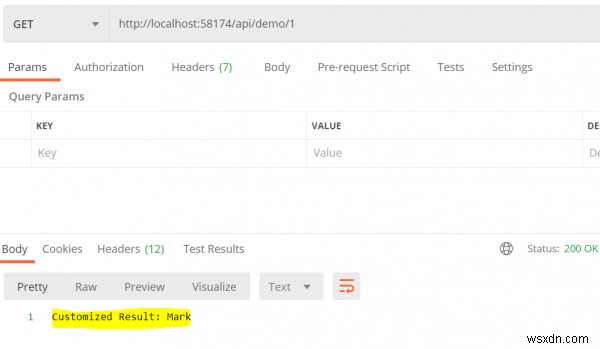 How to return custom result type from an action method in C# ASP.NET WebAPI?