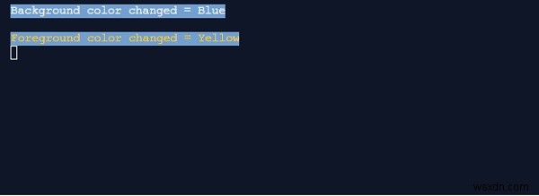 How to change the Foreground Color of Text in C# Console?