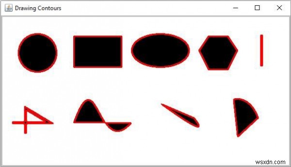 How to draw Image Contours using Java OpenCV library?