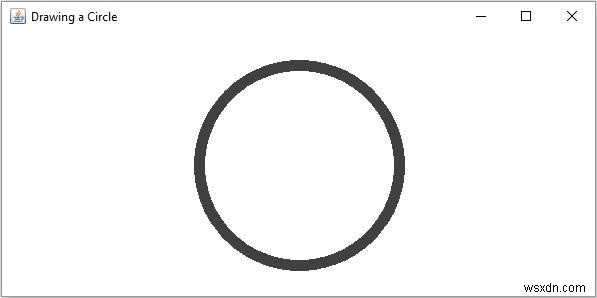 How to draw a circle in OpenCV using Java?