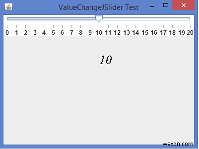 How to detect the value change of a JSlider in Java?