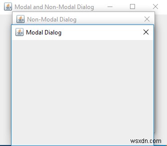 How many types of JDialog boxes can be created in Java?
