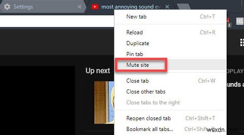 How to Mute Entire Websites in Chrome